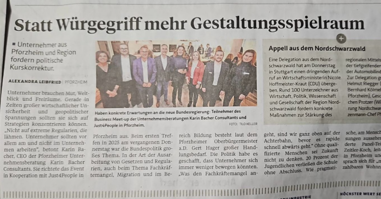 Presseartikel Pforzheimer Zeitung
